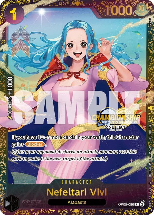 Image for Nefeltari Vivi (October Championship 2024 Store Regionals) (OP05-086) - One Piece Card Game