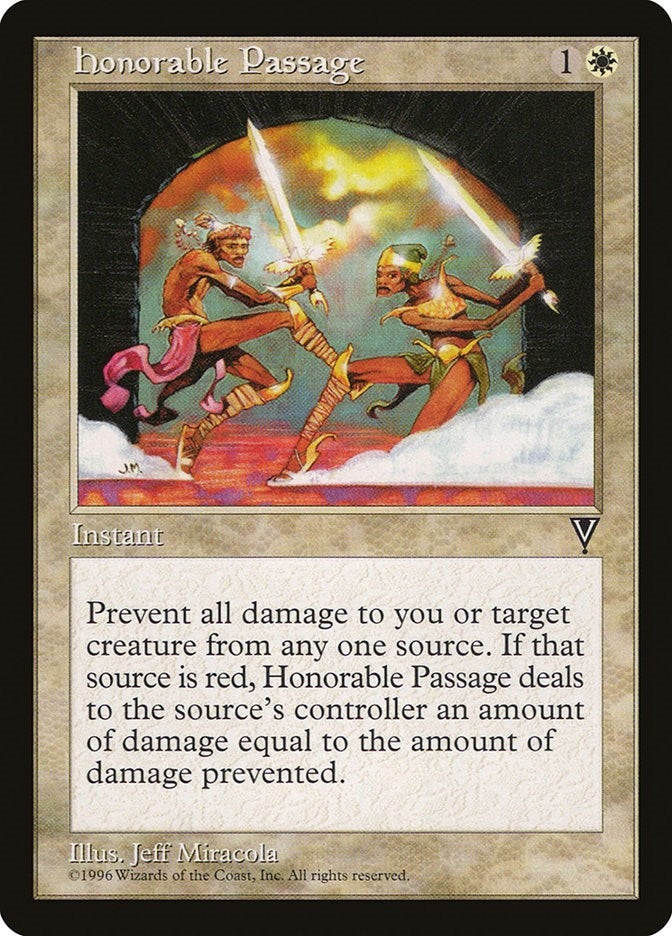 Image for Honorable Passage - Magic: The Gathering