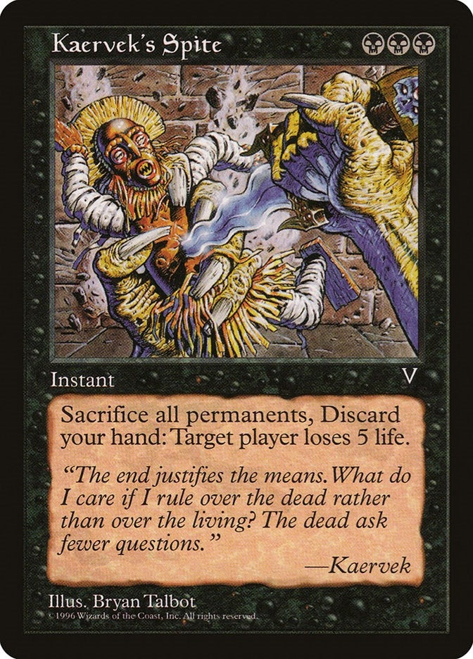 Image for Kaervek's Spite - Magic: The Gathering