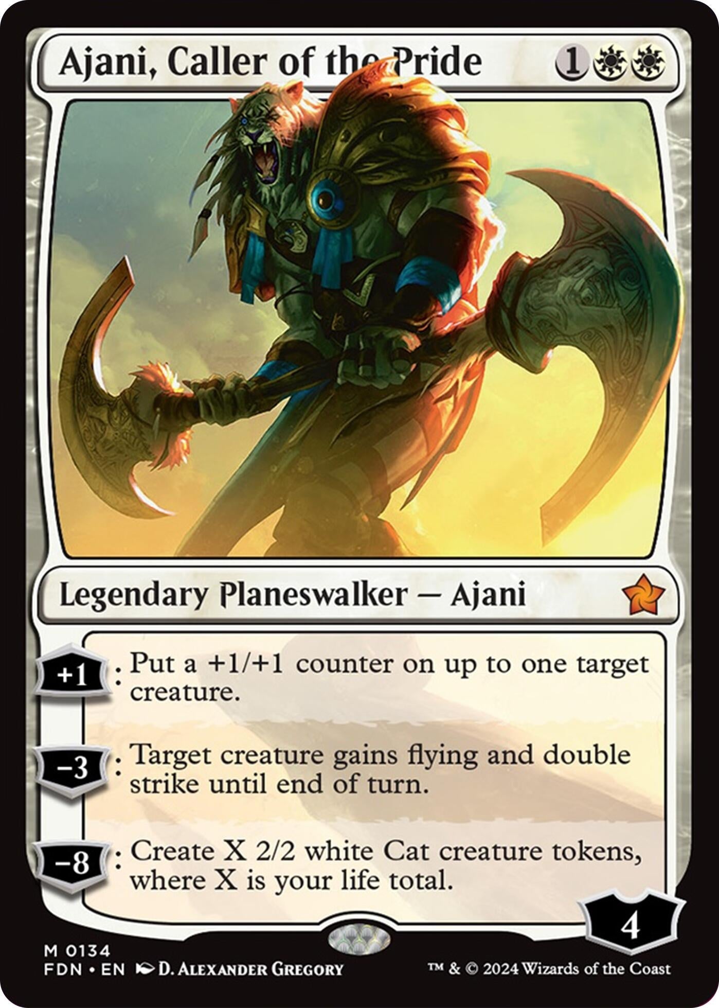 Ajani, Caller of the Pride (134)