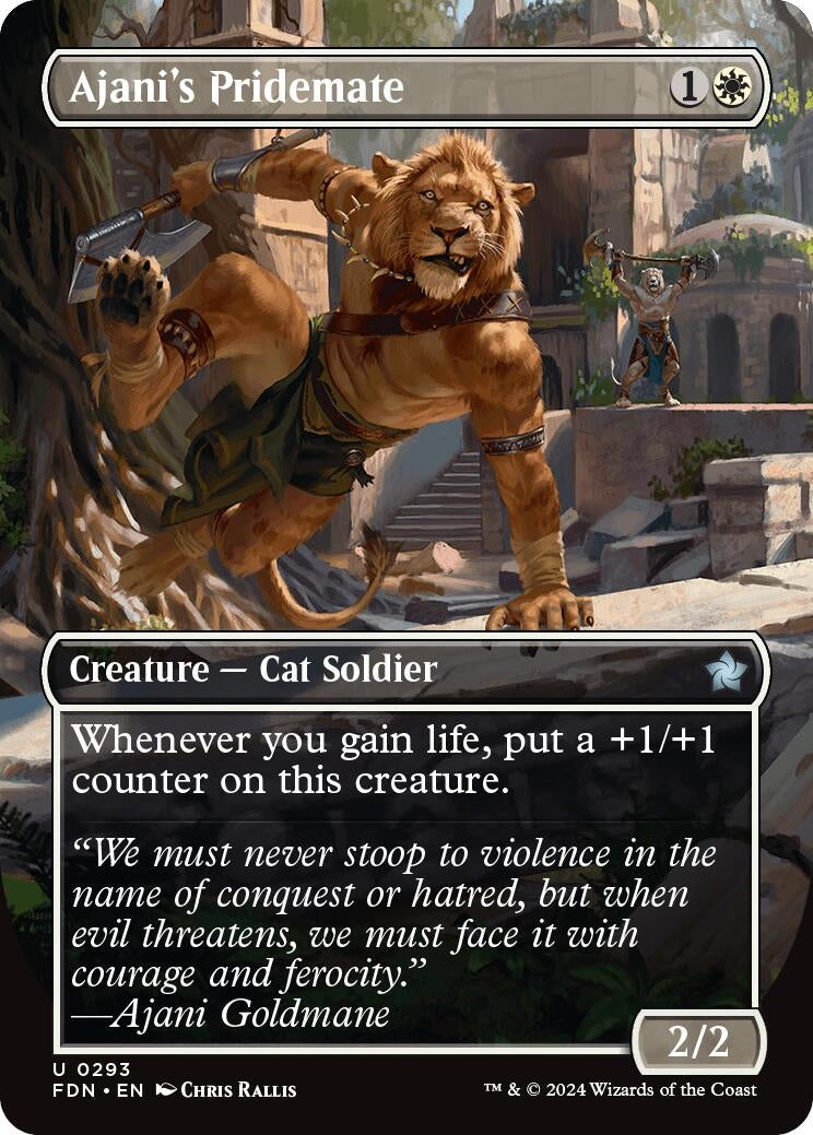 Ajani's Pridemate (Borderless) (293)