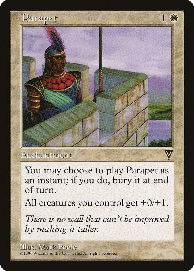 Image for Parapet - Magic: The Gathering