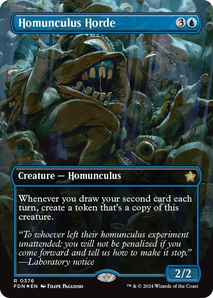 Image for Homunculus Horde (Borderless) (Mana Foil) (376) - Magic: The Gathering