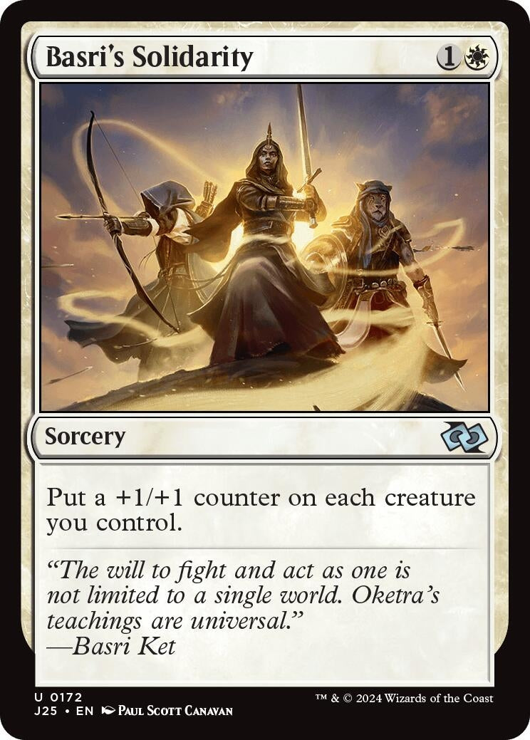 Image for Basri's Solidarity (172) - Magic: The Gathering