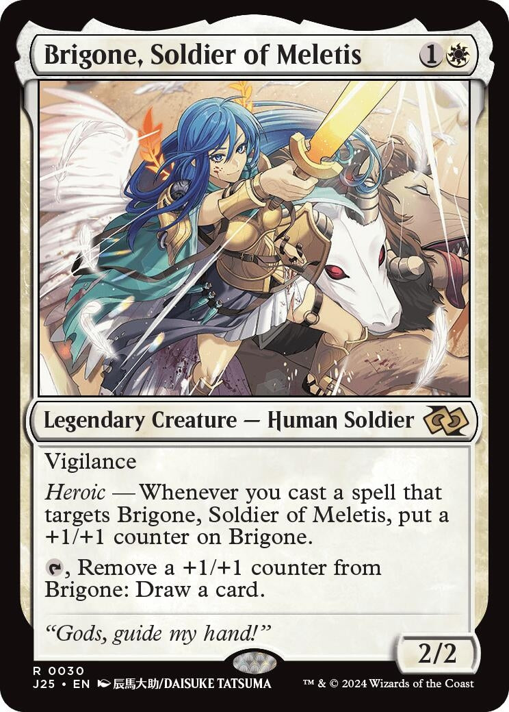 Image for Brigone, Soldier of Meletis (Anime) (30) - Magic: The Gathering