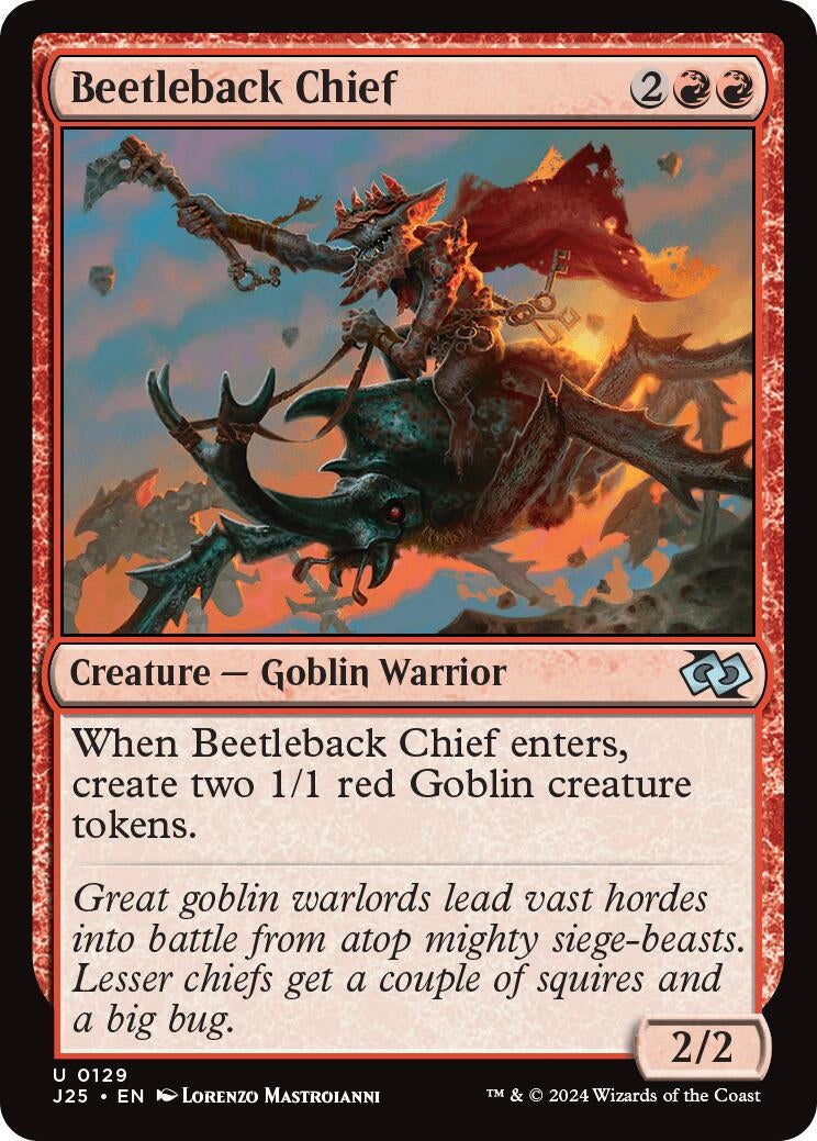 Image for Beetleback Chief (129) - Magic: The Gathering