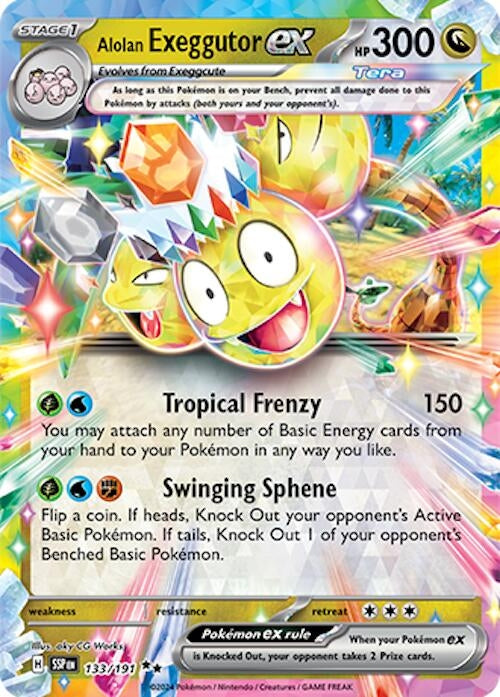 Alolan Exeggutor ex (133/191)