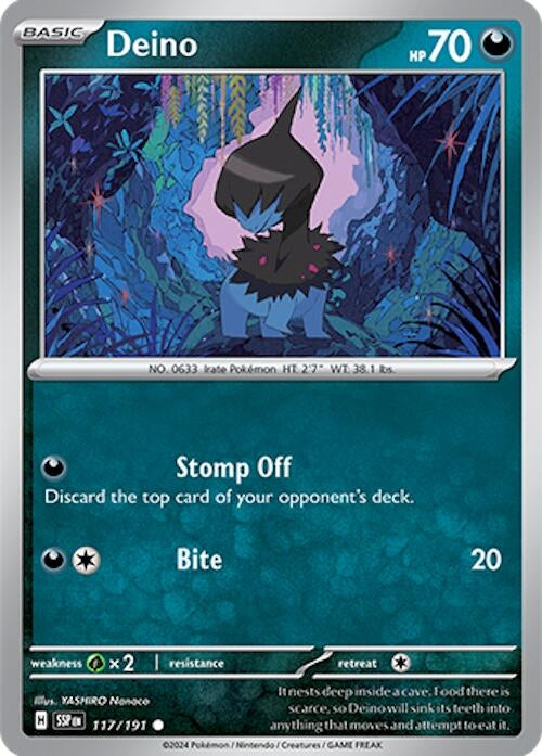 Image for Deino (117/191) - Pokemon