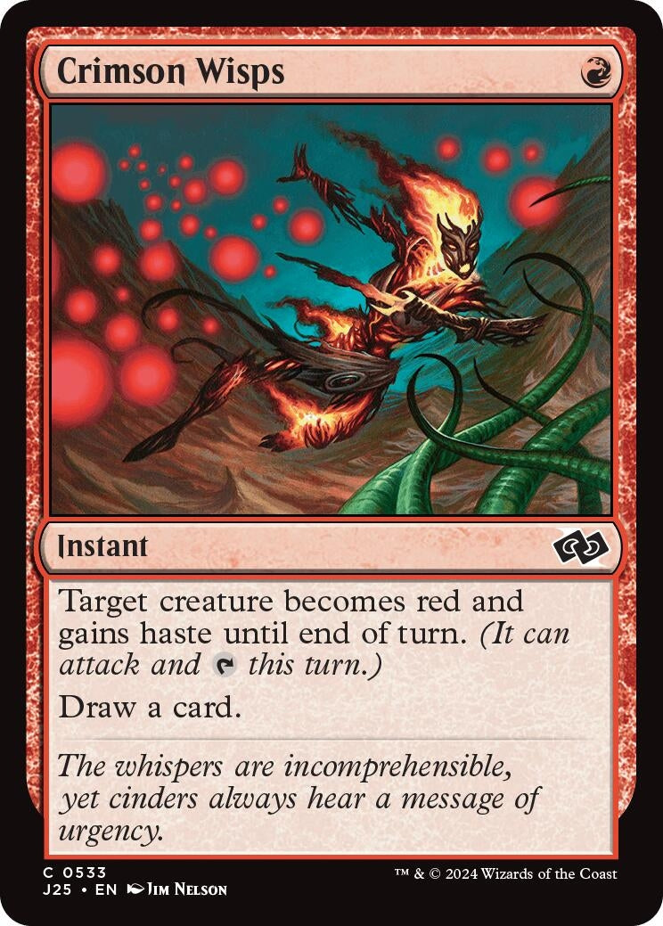 Image for Crimson Wisps (533) - Magic: The Gathering