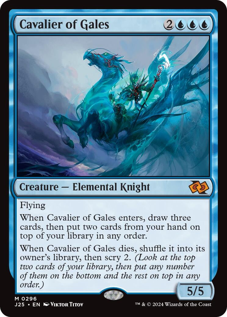 Image for Cavalier of Gales (296) - Magic: The Gathering
