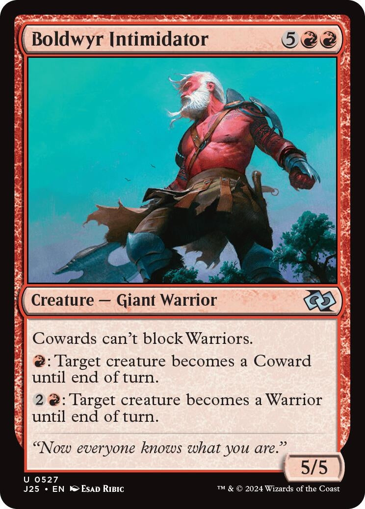 Image for Boldwyr Intimidator (527) - Magic: The Gathering