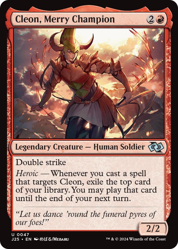Image for Cleon, Merry Champion (Anime) (47) - Magic: The Gathering
