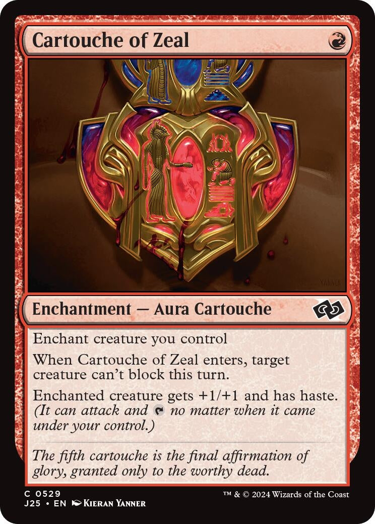 Image for Cartouche of Zeal (529) - Magic: The Gathering