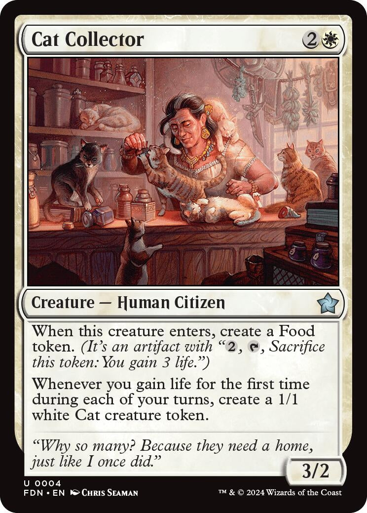 Image for Cat Collector (4) - Magic: The Gathering