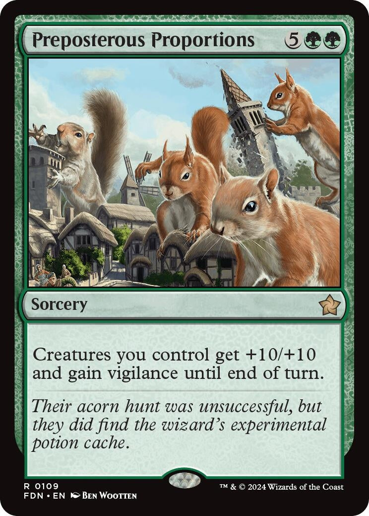 Image for Preposterous Proportions (109) - Magic: The Gathering