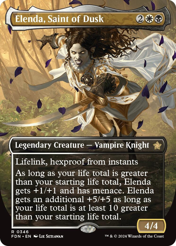 Image for Elenda, Saint of Dusk (Borderless) (346) - Magic: The Gathering