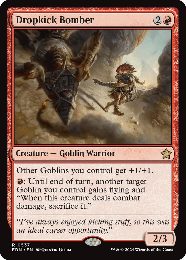 Image for Dropkick Bomber (537) - Magic: The Gathering