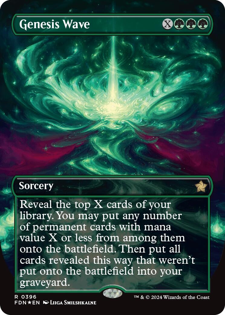 Image for Genesis Wave (Borderless) (Mana Foil) (396) - Magic: The Gathering
