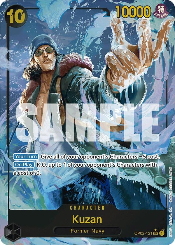 Image for Kuzan (OP02-121) (Alternate Art) (OP02-121) - One Piece Card Game