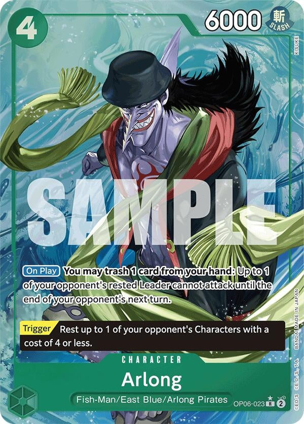 Arlong (Alternate Art) (OP06-023)