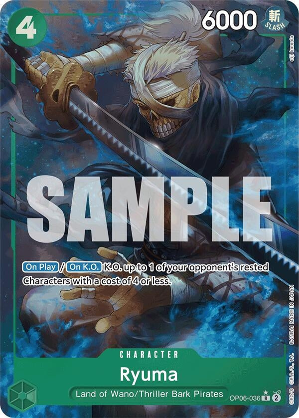 Image for Ryuma (Full Art) (OP06-036) - One Piece Card Game
