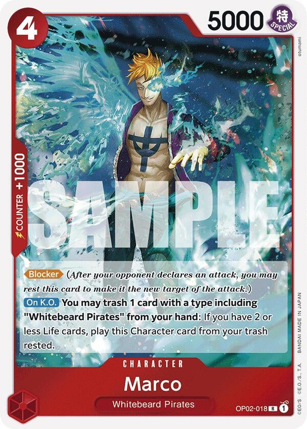 Image for Marco (Reprint) (OP02-018) - One Piece Card Game