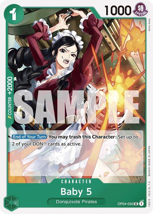 Image for Baby 5 (OP04-032) (Reprint) (OP04-032) - One Piece Card Game