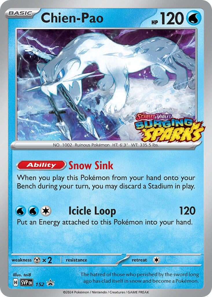 Image for Chien-Pao - 152 (152) - Pokemon