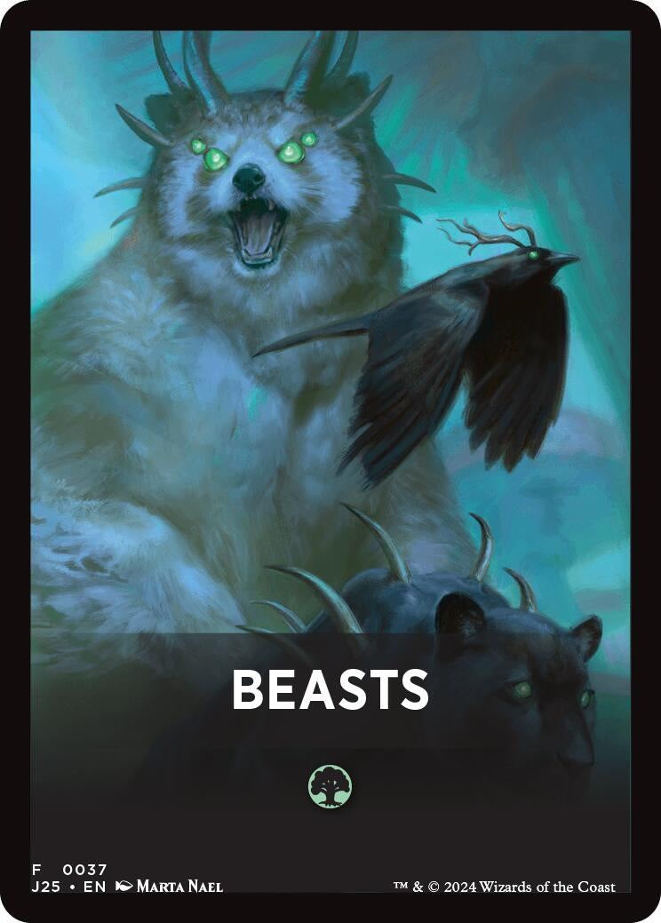 Image for Beasts Theme Card (37) - Magic: The Gathering
