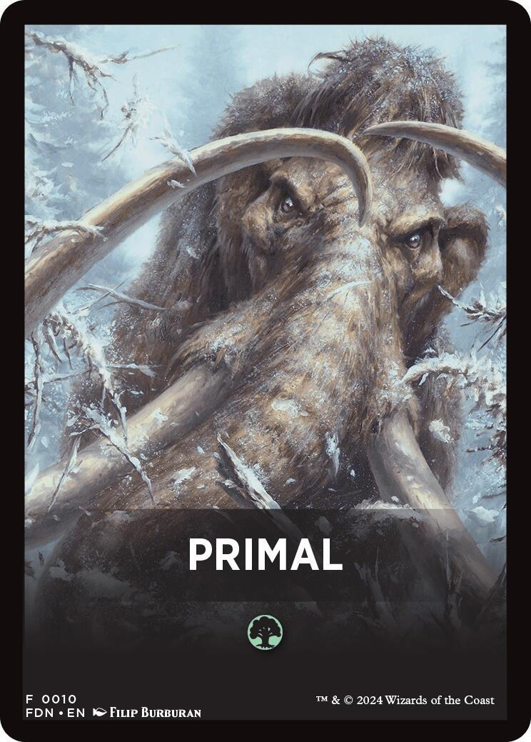 Image for Primal Theme Card (10) - Magic: The Gathering