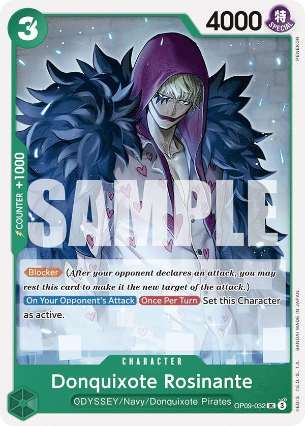 Image for Donquixote Rosinante (032) (OP09-032) - One Piece Card Game