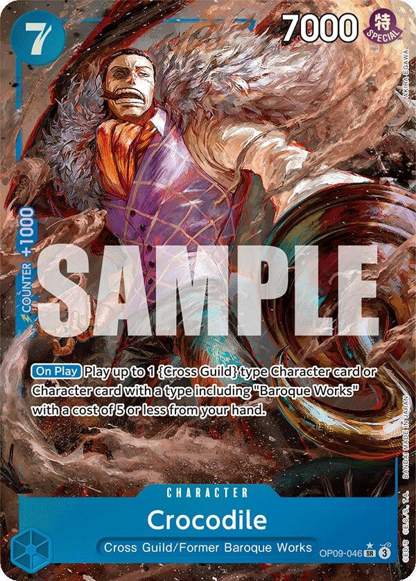 Image for Crocodile (046) (Parallel) (OP09-046) - One Piece Card Game