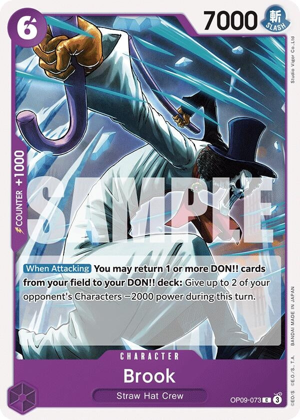 Image for Brook (073) (OP09-073) - One Piece Card Game