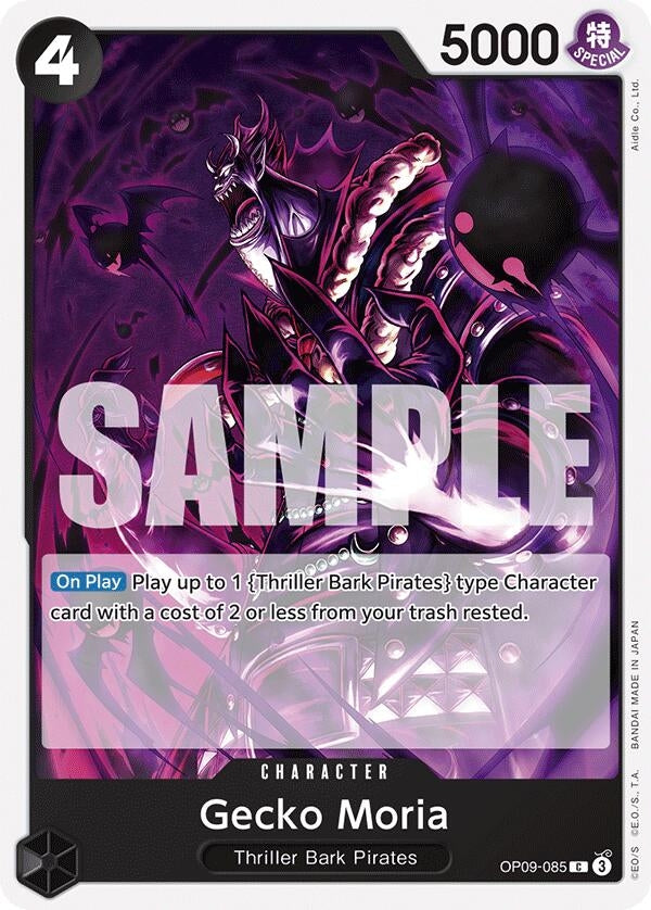 Image for Gecko Moria (OP09-085) - One Piece Card Game