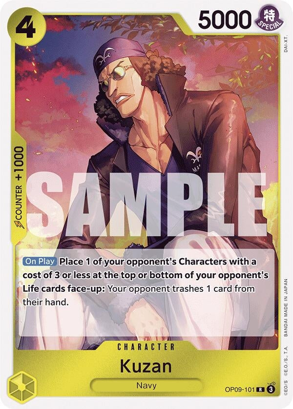 Image for Kuzan (OP09-101) - One Piece Card Game