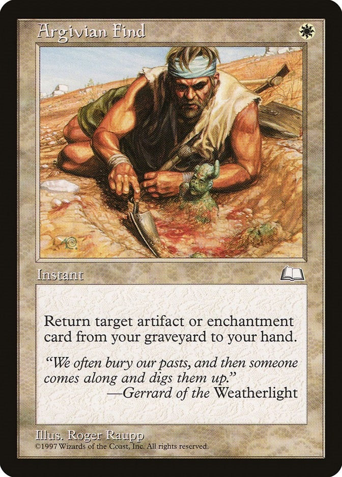 Image for Argivian Find - Magic: The Gathering