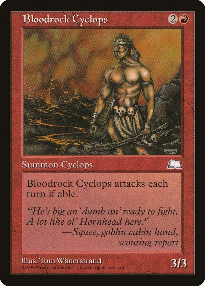 Image for Bloodrock Cyclops - Magic: The Gathering
