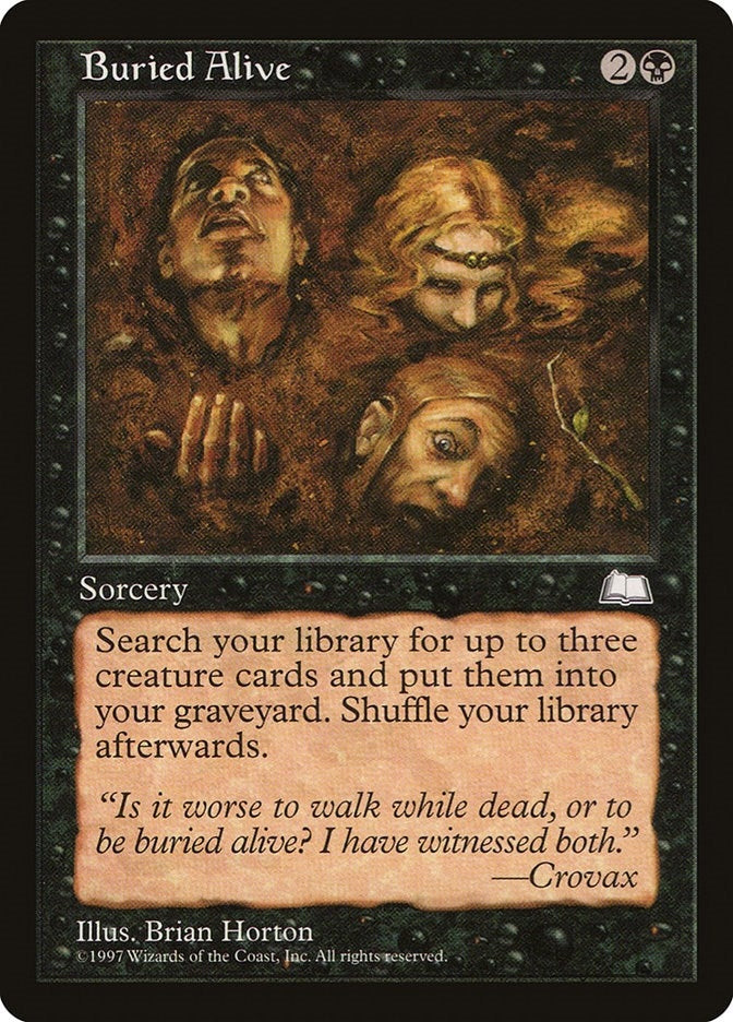 Image for Buried Alive - Magic: The Gathering