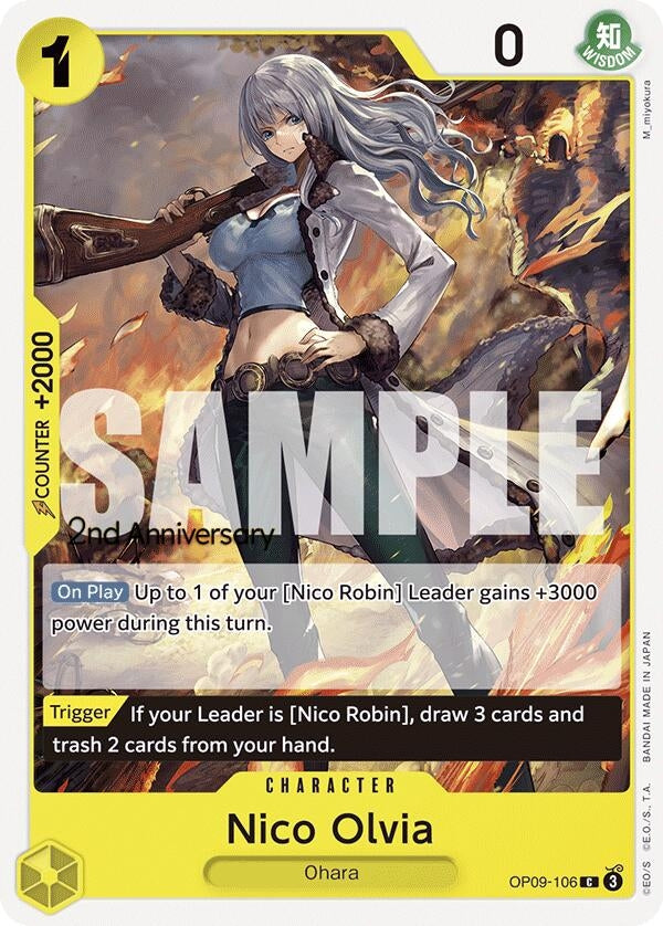 Image for Nico Olvia (OP09-106) - One Piece Card Game