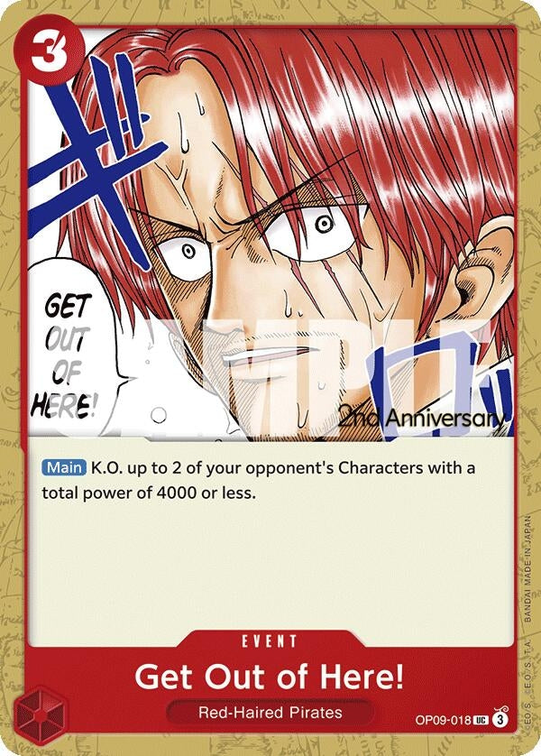 Image for Get Out of Here! (OP09-018) - One Piece Card Game