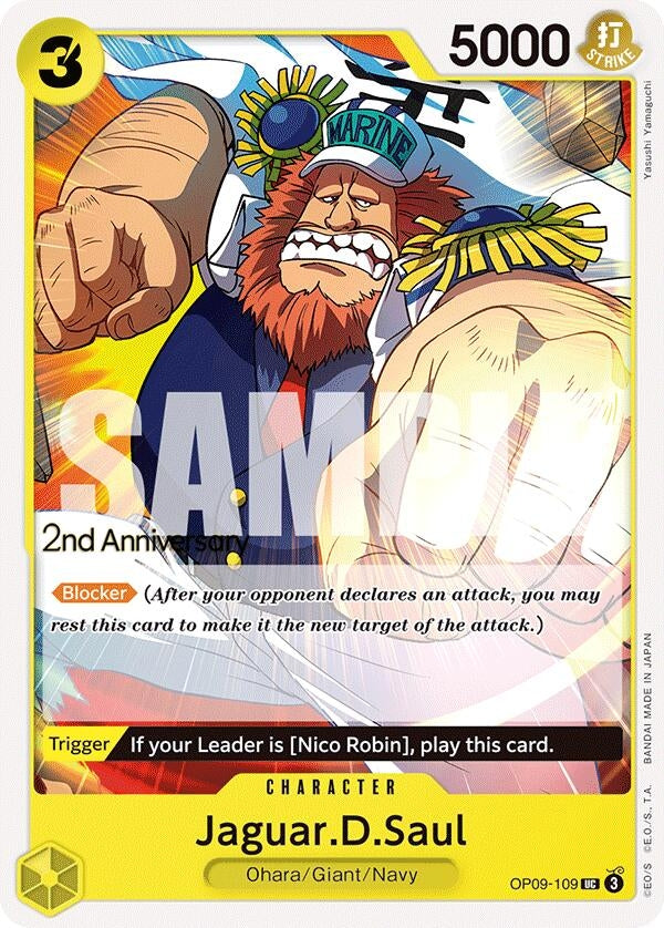 Image for Jaguar.D.Saul (OP09-109) - One Piece Card Game