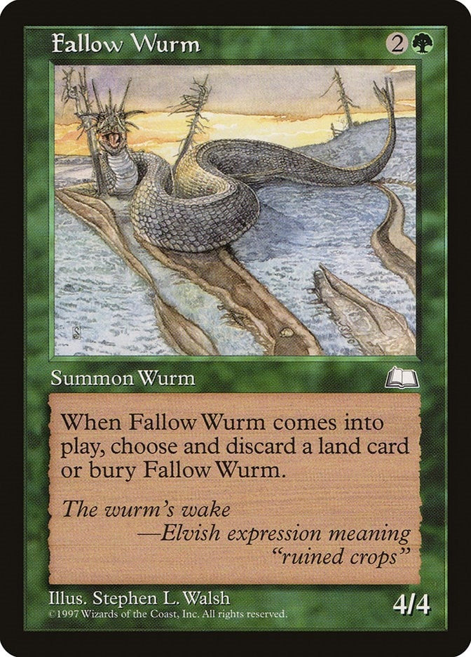 Image for Fallow Wurm - Magic: The Gathering