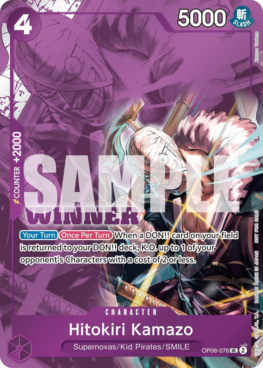 Image for Hitokiri Kamazo (Winner Pack 2025 Vol. 1) (OP06-076) - One Piece Card Game