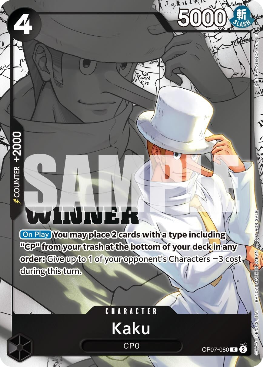 Image for Kaku (Winner Pack 2025 Vol. 1) (OP07-080) - One Piece Card Game