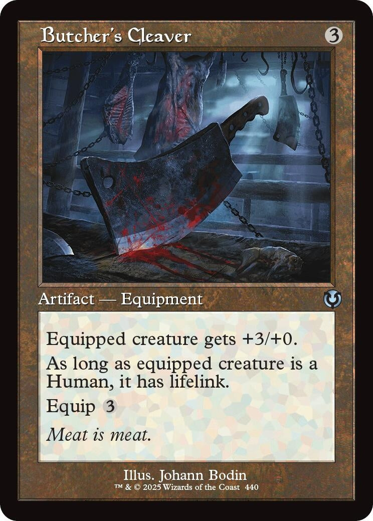 Image for Butcher's Cleaver (Retro Frame) (440) - Magic: The Gathering
