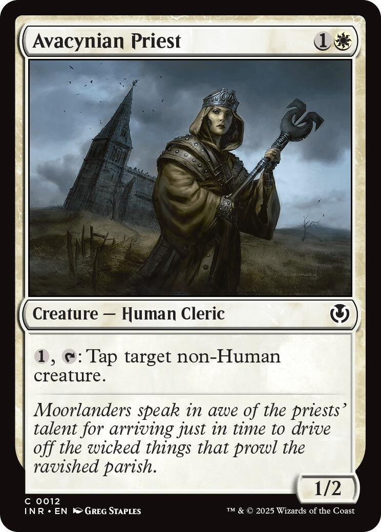 Image for Avacynian Priest (12) - Magic: The Gathering