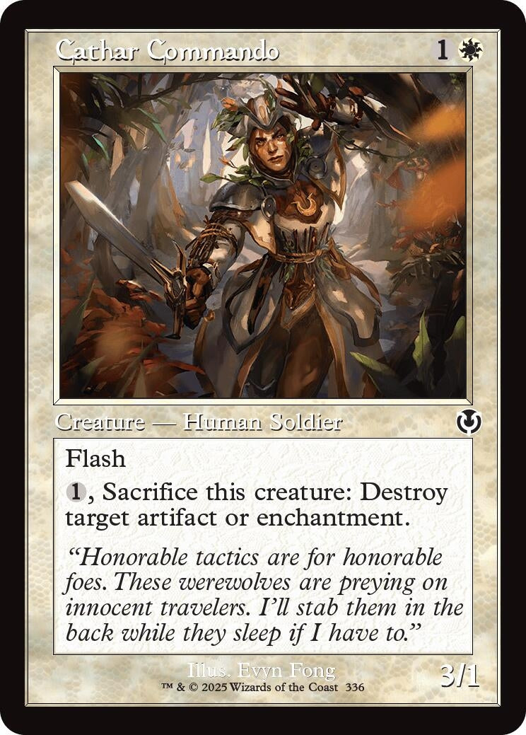 Image for Cathar Commando (Retro Frame) (336) - Magic: The Gathering