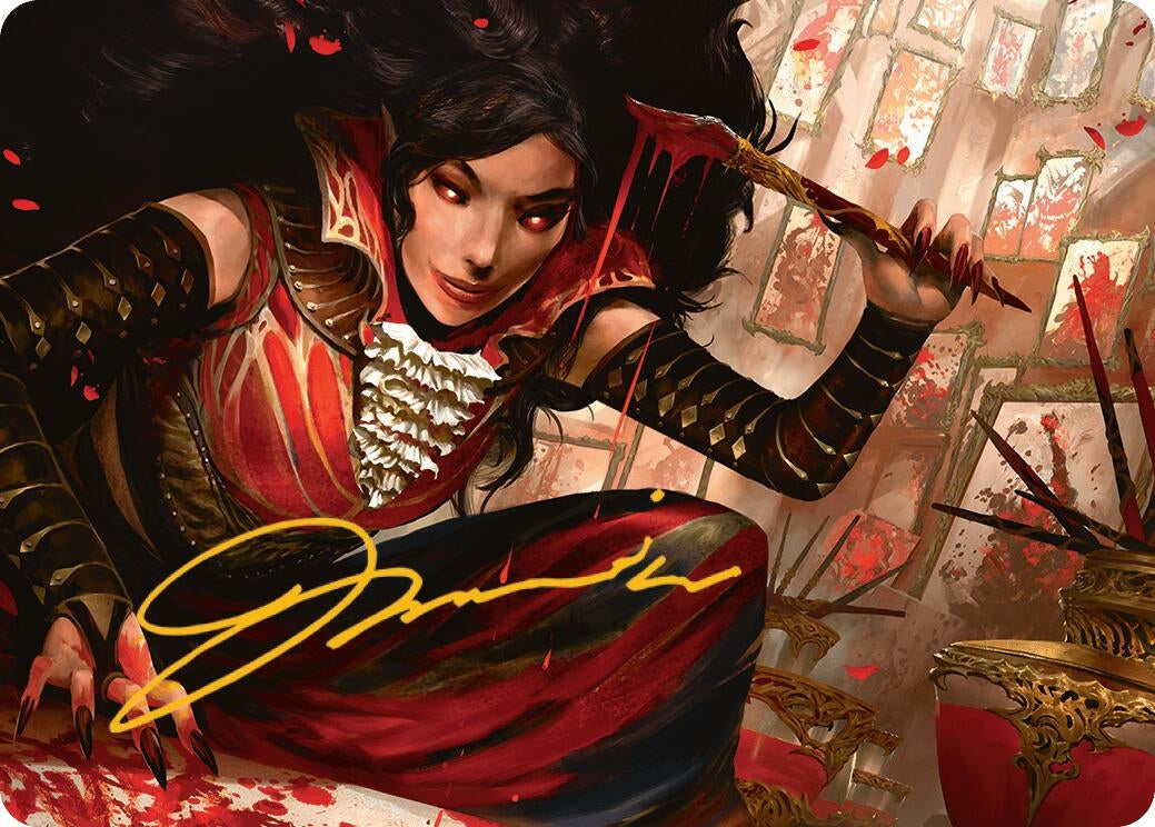 Image for Blood Artist Art Card (Gold-Stamped Signature) (22) - Magic: The Gathering