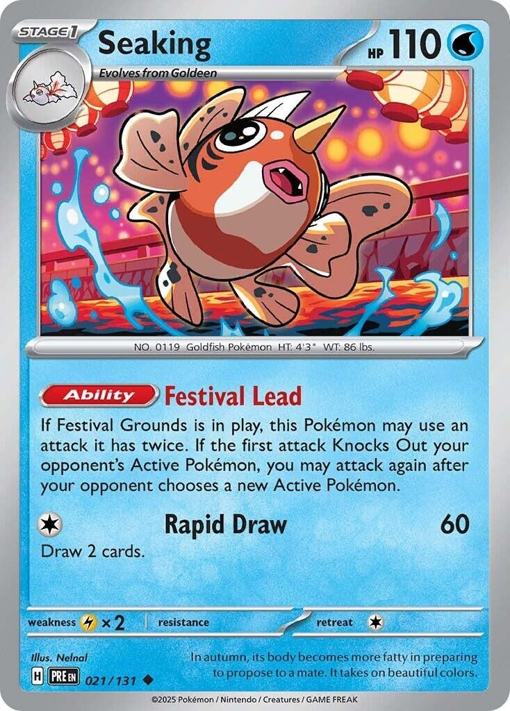 Image for Seaking (021/131) - Pokemon