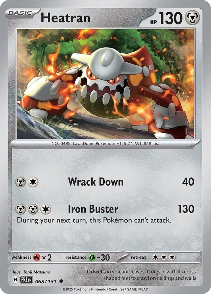 Image for Heatran (068/131) - Pokemon